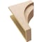Ekena Millwork 7"W x 14"D x 21"H Classic Helena Rough Cedar Woodgrain TimberThane Corbel, Primed Tan CORUR07X14X21HELRCPR - alternate 6